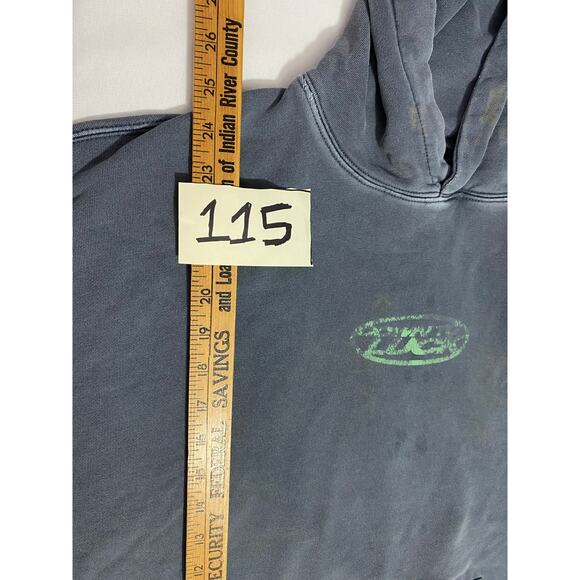 Cold Culture Hoodie Men’s Size XL Gray Green Stars Pullover Sweatshirt - Picture 3 of 12